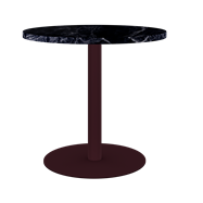 Burgundy Halo Cafe Table